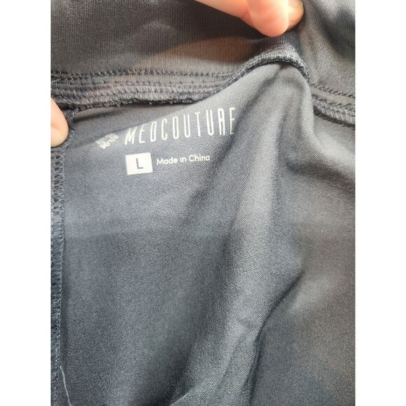 Med Couture Activate Womens Scrub Pants Size Large Pewter Gray EUC - Picture 3 of 7